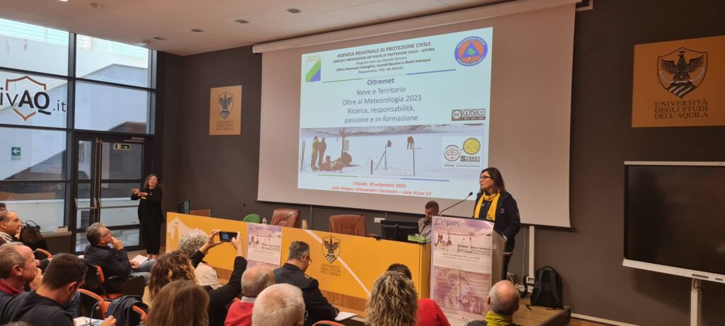 Il rischio valanghe dal punto di vista della protezione civile a OltreMet 2023
