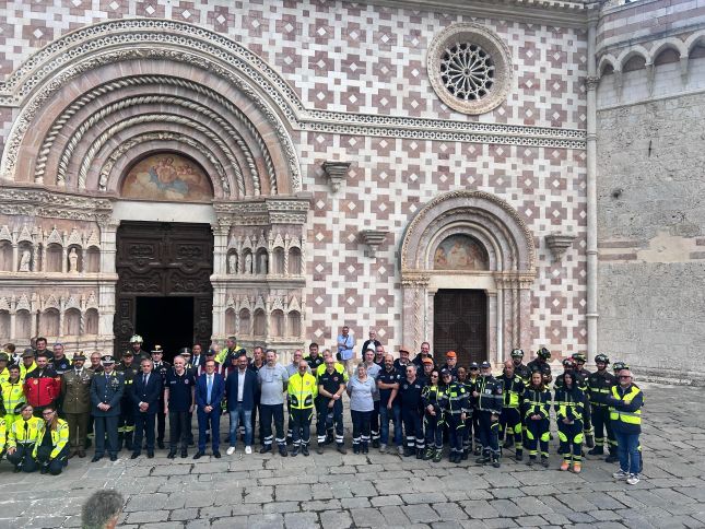 Celebrata all’Aquila la Festa della Protezione Civile. Scelli ai volontari “siate per chiunque ha bisogno di aiuto la speranza che non delude”